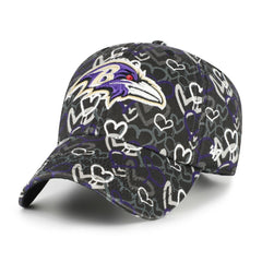 Baltimore Ravens 47 brand '47 Girls Youth Mural Clean Up Adjustable Hat