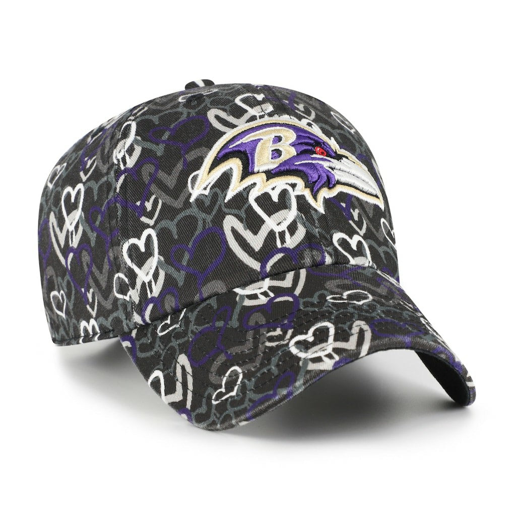 Baltimore Ravens 47 brand '47 Girls Youth Mural Clean Up Adjustable Hat