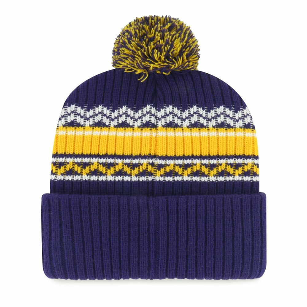 Minnesota Vikings 47 brand '47 Youth Polar Vortex Cuffed Knit Hat with Pom