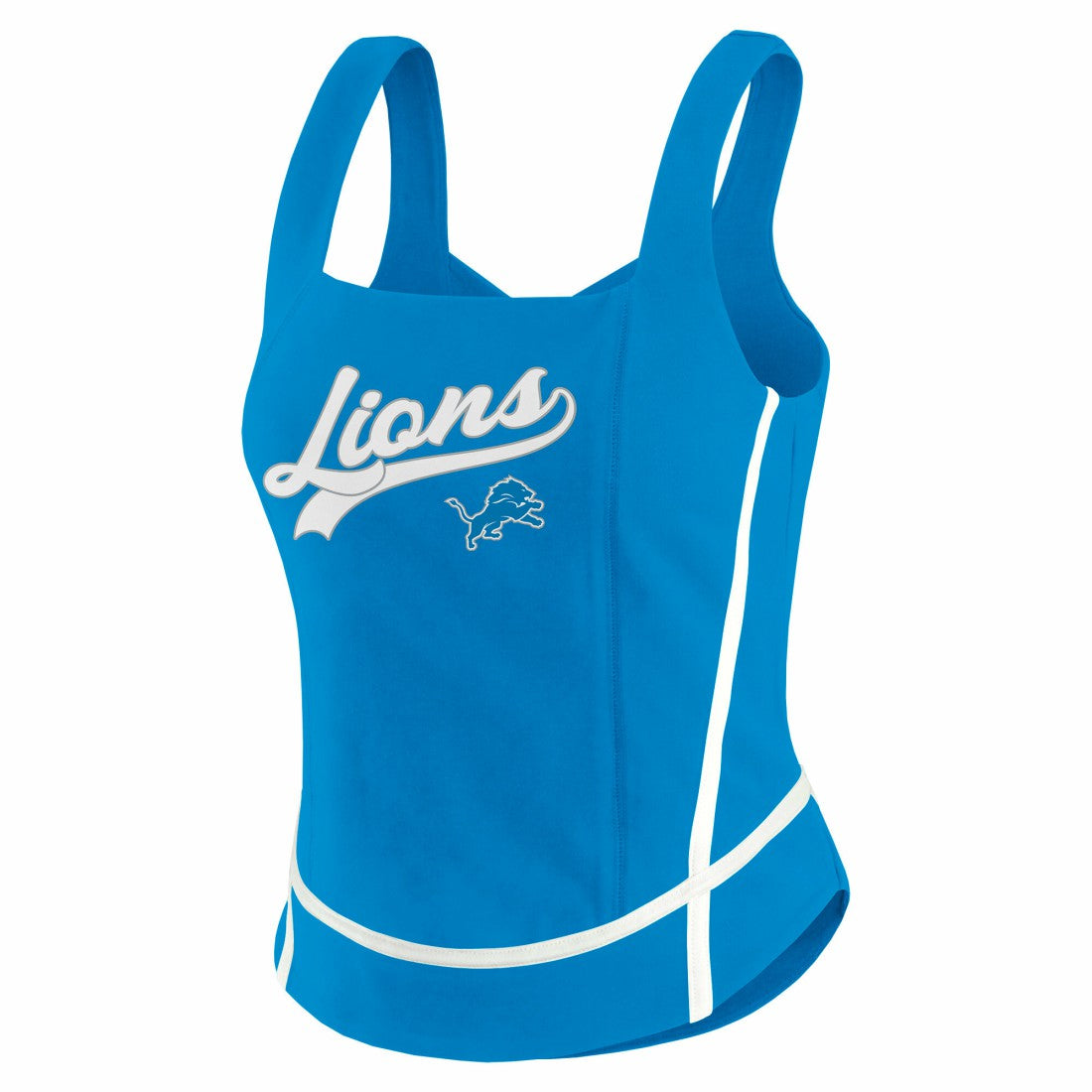 Detroit Lions  WEAR by Erin Andrews Women's Square Neck Tank Top