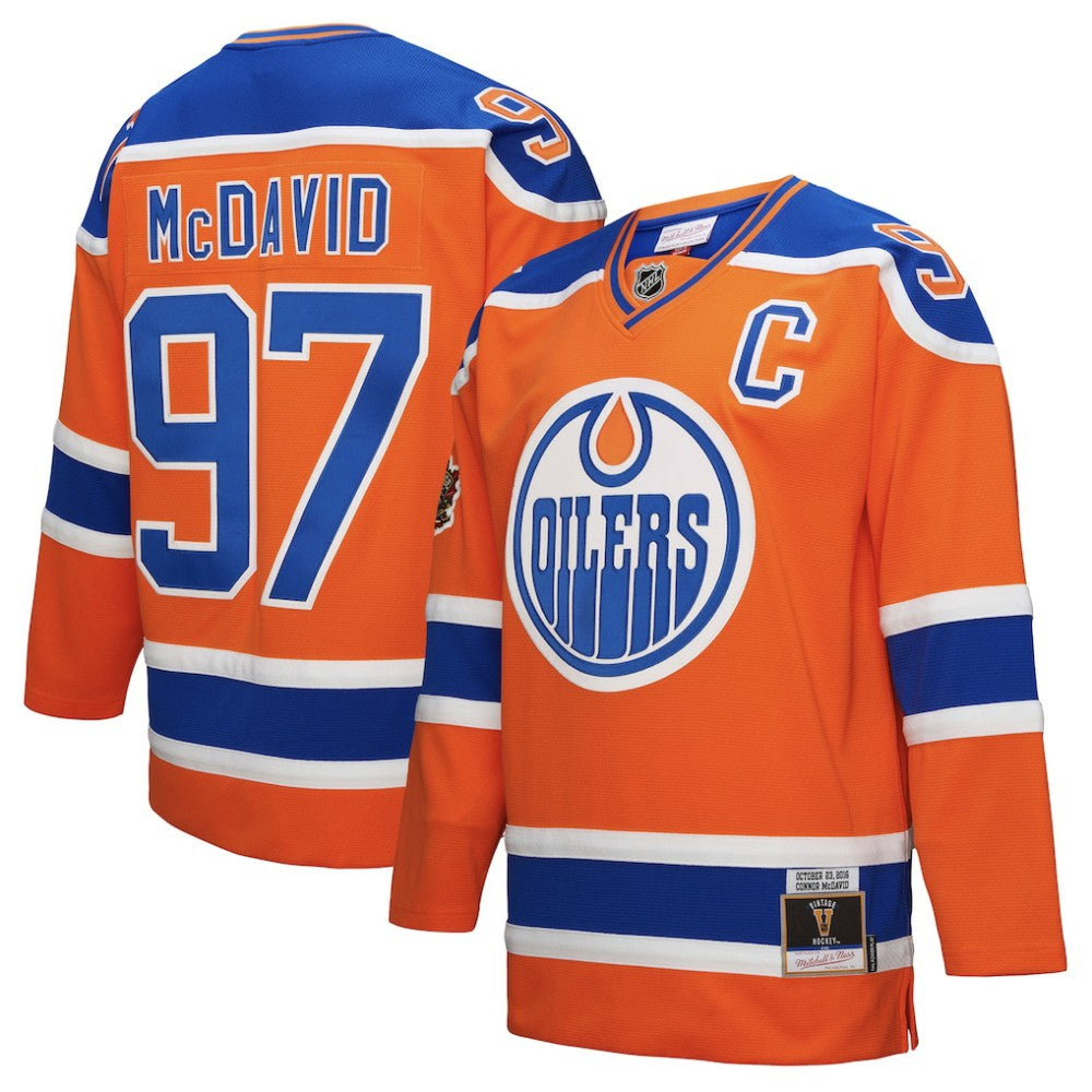 Connor McDavid Edmonton Oilers Mitchell & Ness Power Play Jersey On Sale