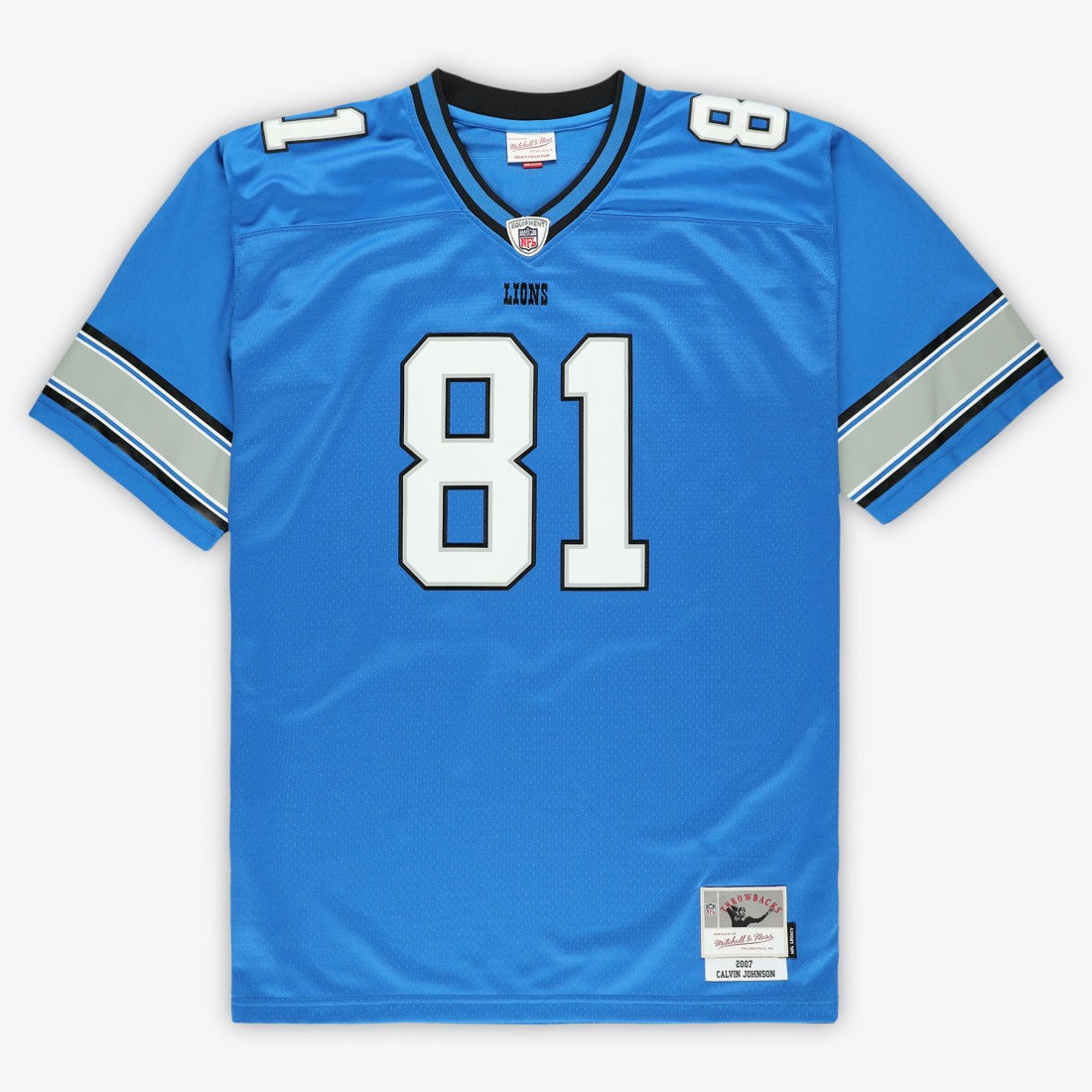 Detroit Lions Mitchell & Ness Calvin Johnson  Big & Tall 2007 Legacy Retired Player Jersey