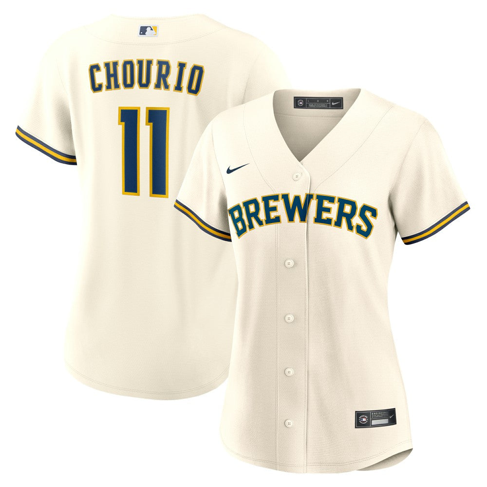 Jackson Chourio Milwaukee Brewers Nike Women's Home Replica Jersey | MLB Near me