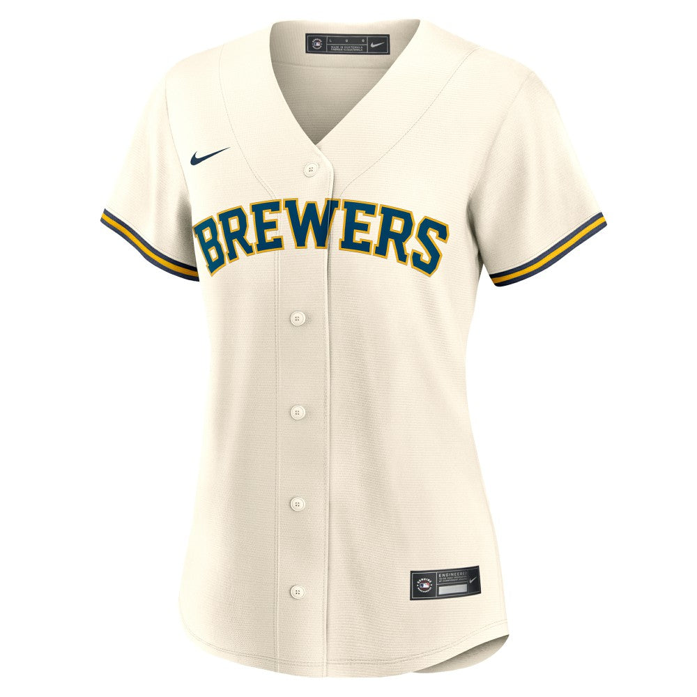 Jackson Chourio Milwaukee Brewers Nike Women's Home Replica Jersey | MLB Near me