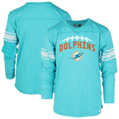 Miami Dolphins  Wes & Willy Youth Football Long Sleeve T-Shirt