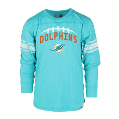 Miami Dolphins  Wes & Willy Youth Football Long Sleeve T-Shirt