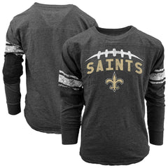 New Orleans Saints  Wes & Willy Youth Football Long Sleeve T-Shirt