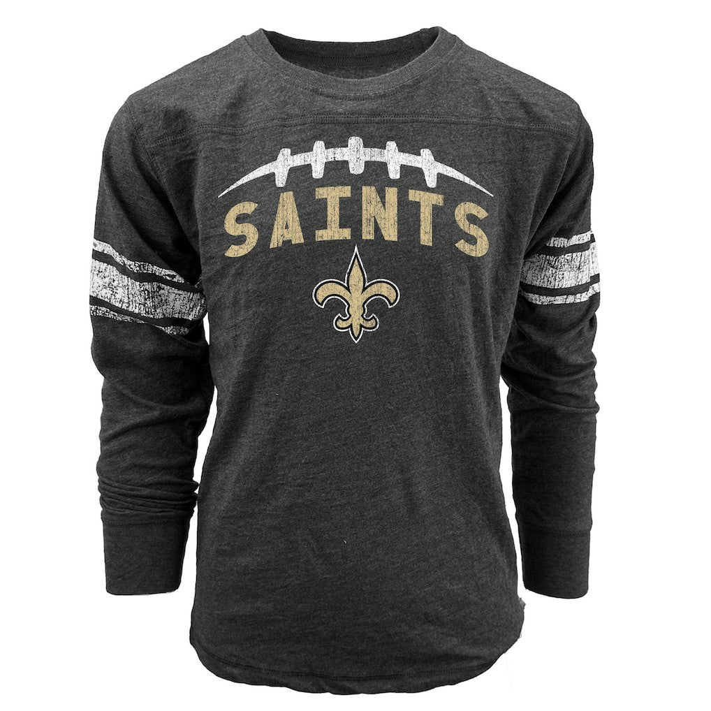 New Orleans Saints  Wes & Willy Youth Football Long Sleeve T-Shirt