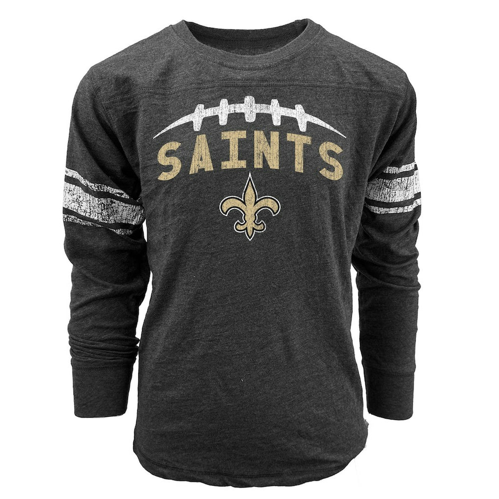 New Orleans Saints  Wes & Willy Youth Football Long Sleeve T-Shirt