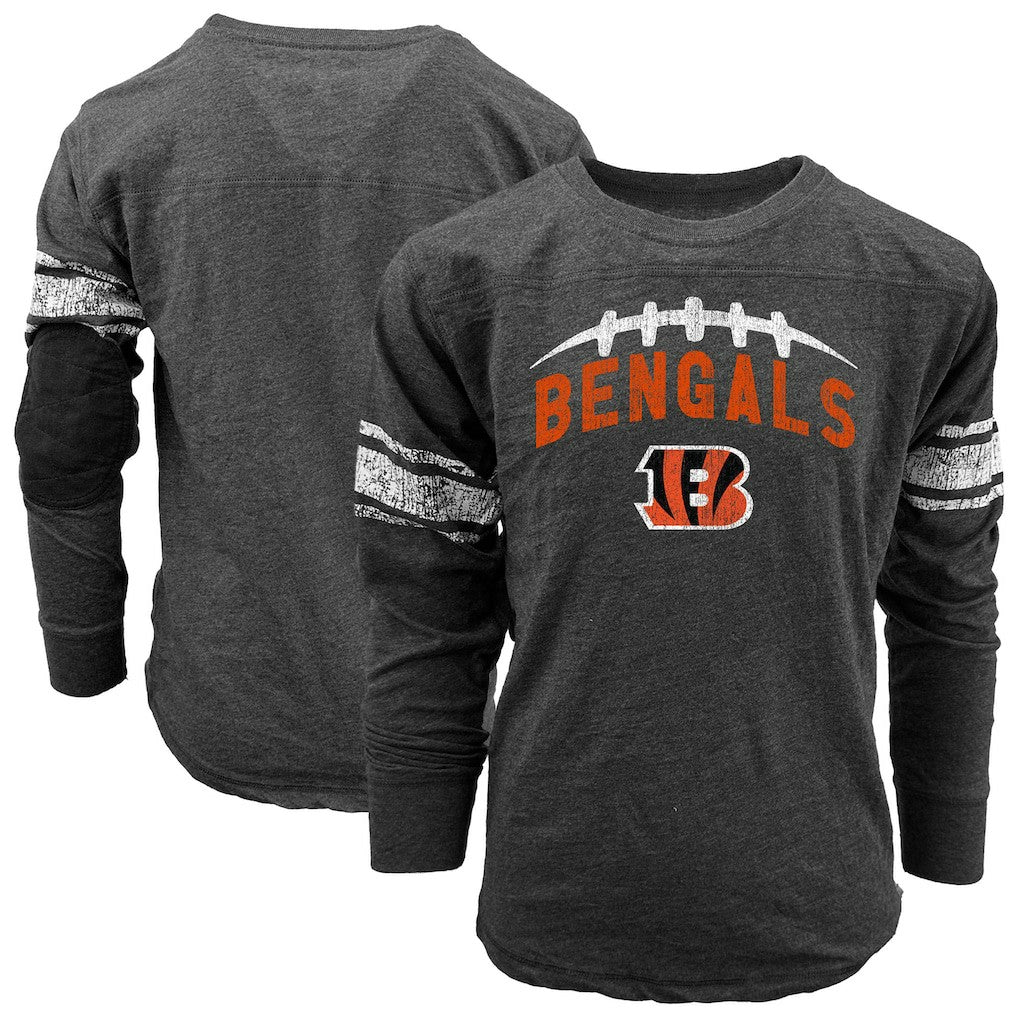 Cincinnati Bengals  Wes & Willy Youth Football Long Sleeve T-Shirt