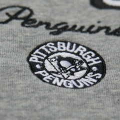 Pittsburgh Penguins Mitchell & Ness Women's Logo Lightweight Pullover Sweatshirt Outlet