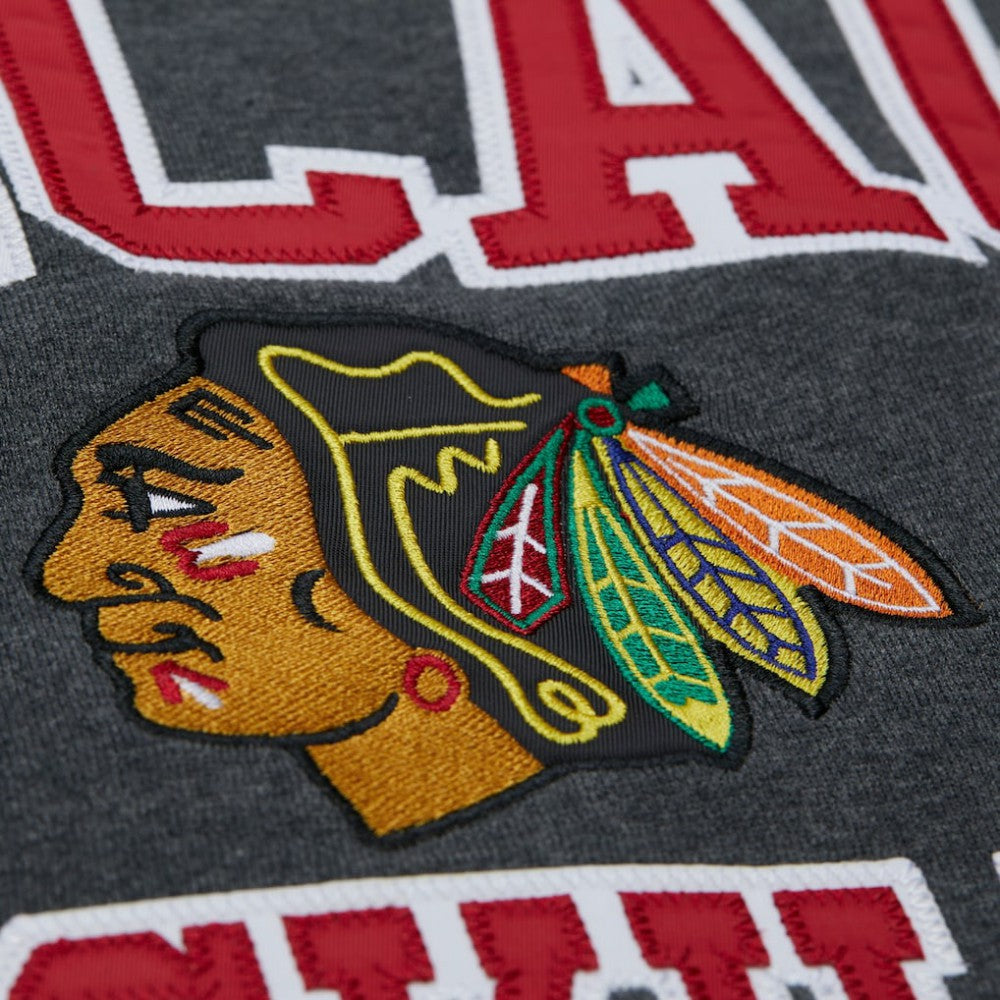 Chicago Blackhawks Mitchell & Ness Playoff Win Fleece Pullover Sweatshirt For Sale