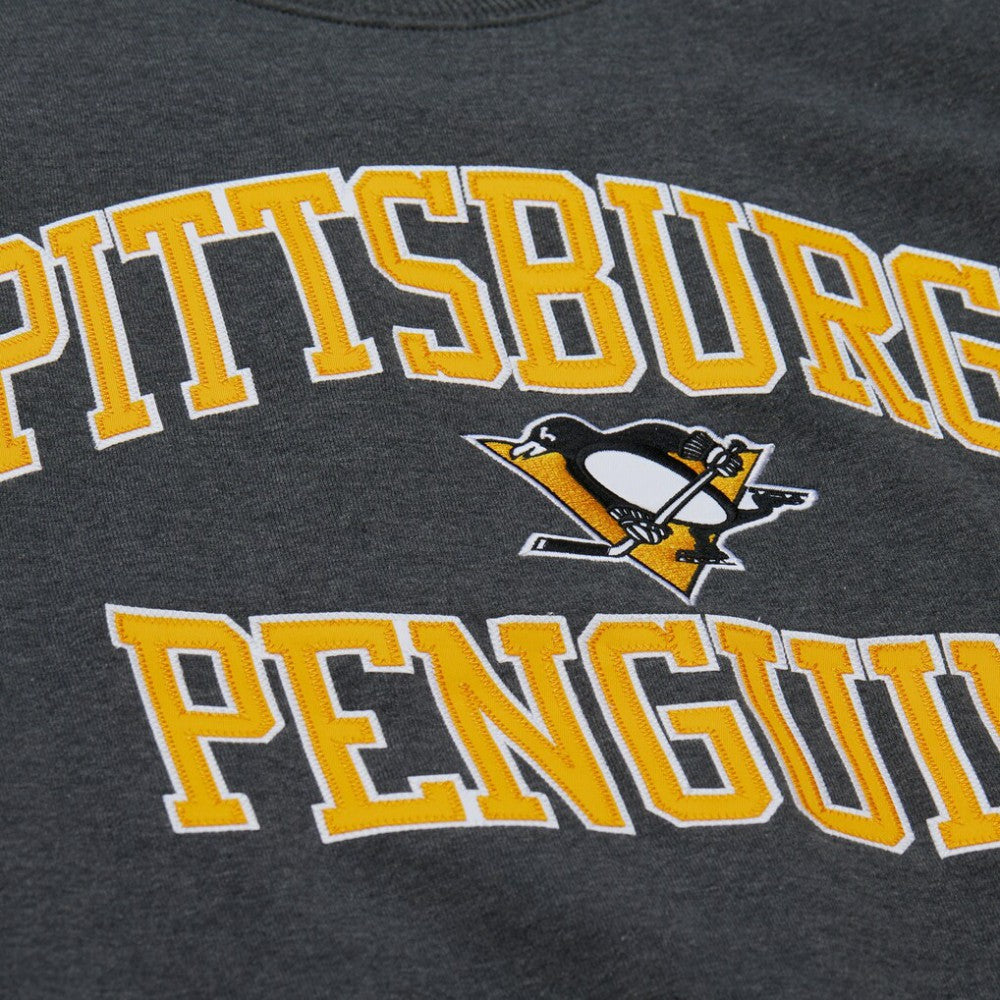 Pittsburgh Penguins Mitchell & Ness Playoff Win Fleece Pullover Sweatshirt Online