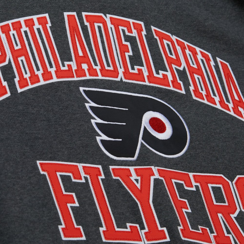Philadelphia Flyers Mitchell & Ness Playoff Win Fleece Pullover Sweatshirt Outlet