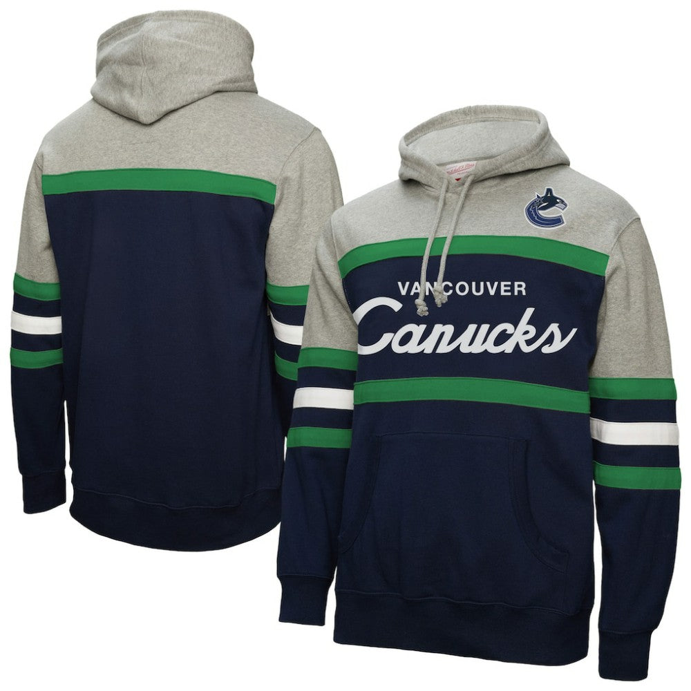 Vancouver Canucks Mitchell & Ness Head Coach Pullover Hoodie Sale