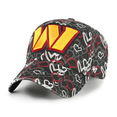 Washington Commanders 47 brand '47 Girls Preschool Mural Clean Up Adjustable Hat