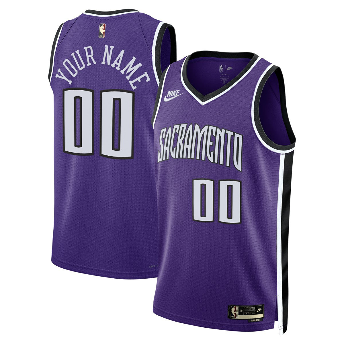 Sacramento Kings Unisex Adult Swingman Custom Jersey Online