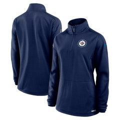 Winnipeg Jets Fanatics Women's Authentic Pro Rink Quarter-Zip Pullover  Sale