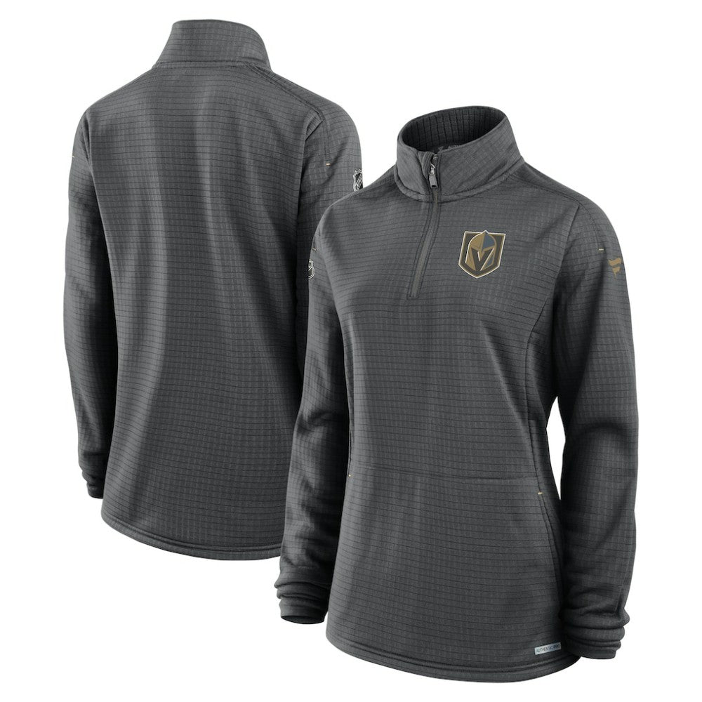 Vegas Golden Knights Fanatics Women's Authentic Pro Rink Quarter-Zip Pullover  On Sale