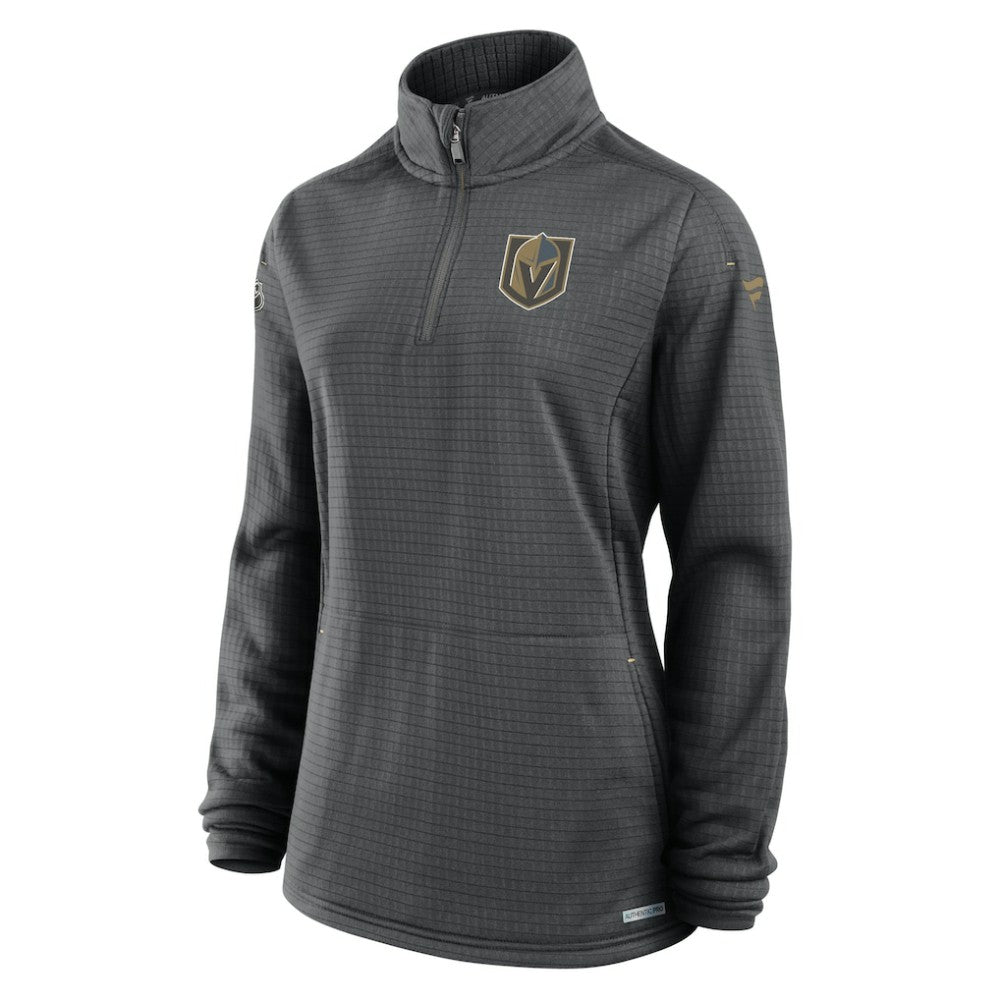 Vegas Golden Knights Fanatics Women's Authentic Pro Rink Quarter-Zip Pullover  On Sale