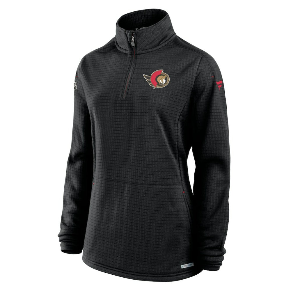 Ottawa Senators Fanatics Women's Authentic Pro Rink Quarter-Zip Pullover  Outlet