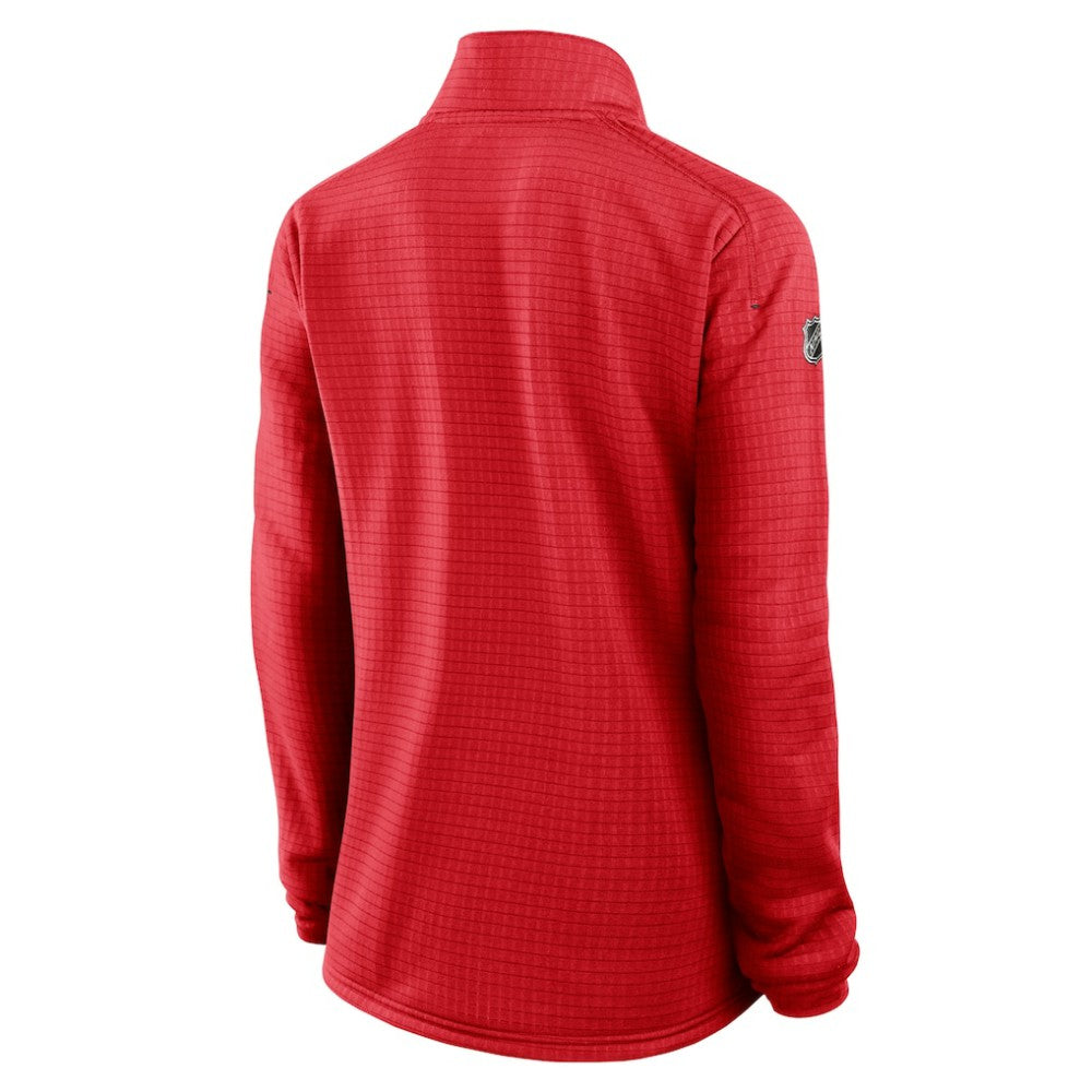 Calgary Flames Fanatics Women's Authentic Pro Rink Quarter-Zip Pullover  On Sale