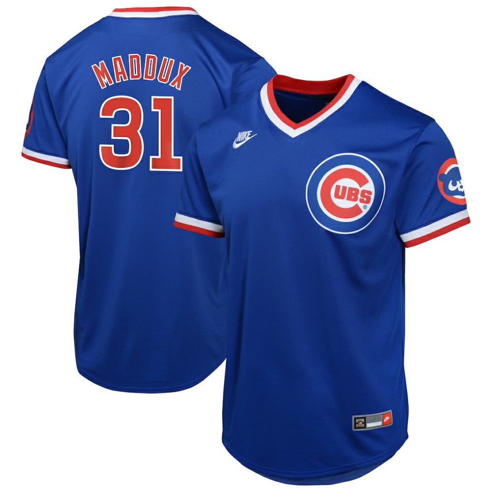 Greg Maddux Chicago Cubs Nike Youth Cooperstown Collection Limited Jersey | MLB Online