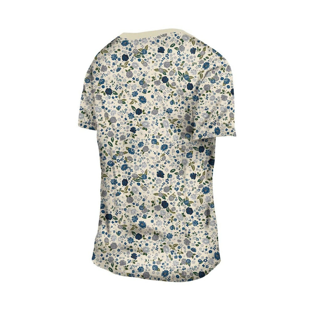 Dallas Cowboys New Era Women's Glam Game Floral Scoop Neck T-Shirt