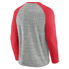 Washington Nationals Darius Rucker Collection by Fanatics Raw Edge Raglan Long Sleeve Baseball T-Shirt | MLB New