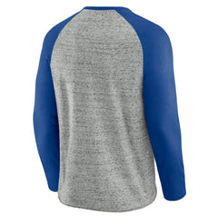 Texas Rangers Darius Rucker Collection by Fanatics Raw Edge Raglan Long Sleeve Baseball T-Shirt | MLB Shop