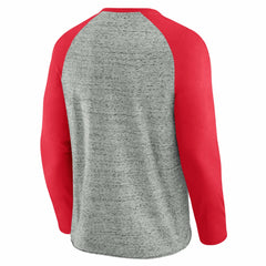 Cincinnati Reds Darius Rucker Collection by Fanatics Raw Edge Raglan Long Sleeve Baseball T-Shirt | MLB On Sale