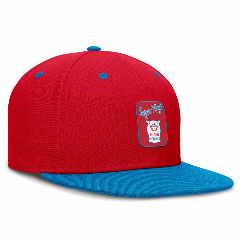 Miami Marlins Nike City Connect Patch Performance Fitted Hat | MLB Shop