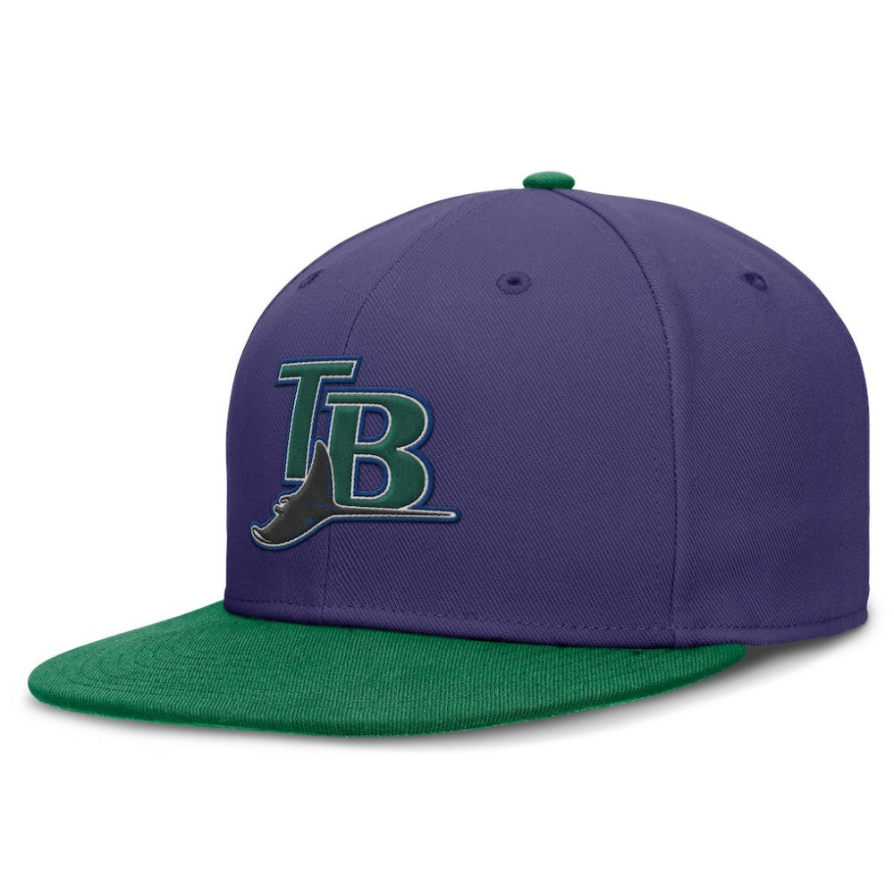 Tampa Bay Rays Nike  True Primetime Two-Tone Performance Fitted Hat | MLB US