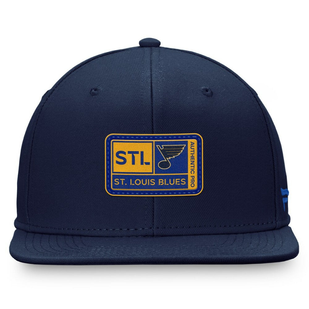 St. Louis Blues Fanatics Authentic Pro Training Camp Snapback Hat Sale