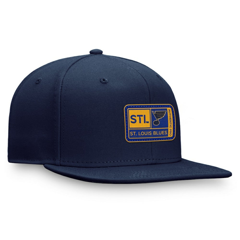 St. Louis Blues Fanatics Authentic Pro Training Camp Snapback Hat Sale
