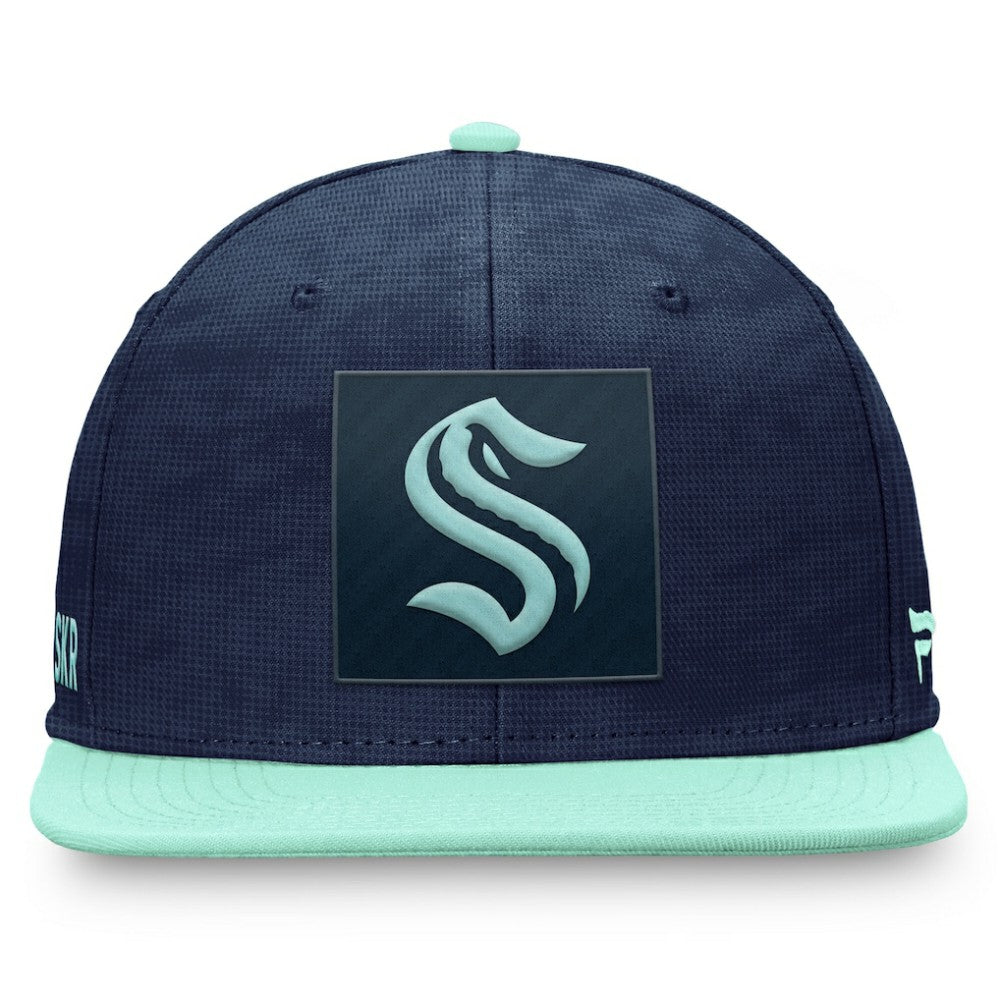 Seattle Kraken Fanatics Authentic Pro Rink Snapback Hat Online