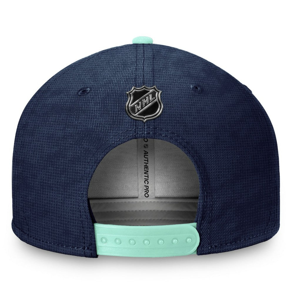 Seattle Kraken Fanatics Authentic Pro Rink Snapback Hat Online