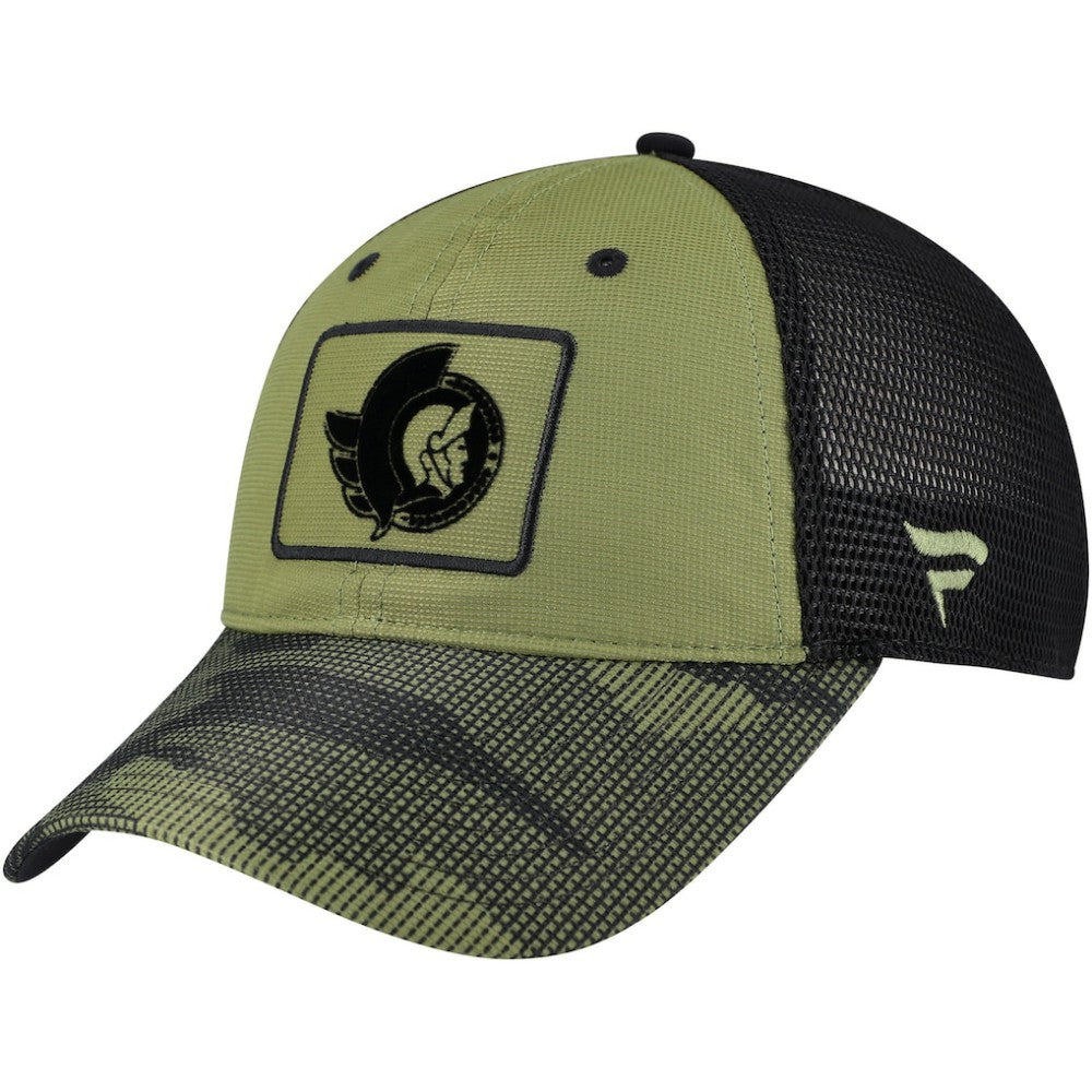 Ottawa Senators Fanatics Military Appreciation Trucker Adjustable Hat On Sale