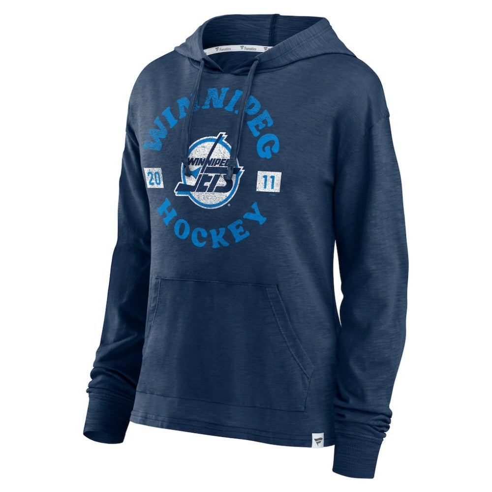 Winnipeg Jets Fanatics Women's Faded Pullover Hoodie Outlet