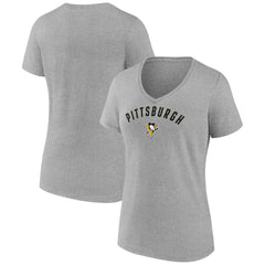 Pittsburgh Penguins Fanatics Women's V-Neck T-Shirt Outlet