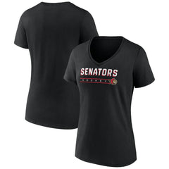Ottawa Senators Fanatics Women's V-Neck T-Shirt Sale