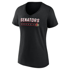 Ottawa Senators Fanatics Women's V-Neck T-Shirt Sale