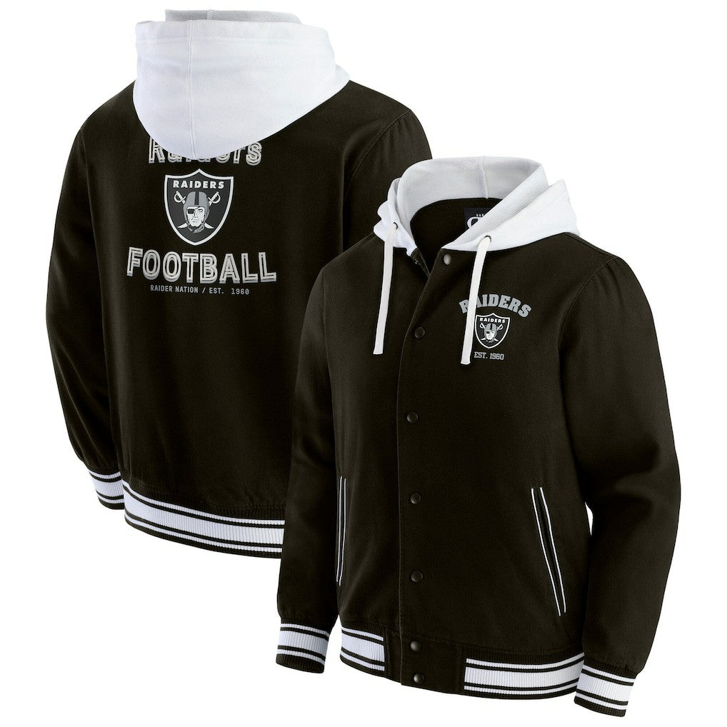 Las Vegas Raiders Fanatics Darius Rucker Collection Full-Snap Hoodie Jacket