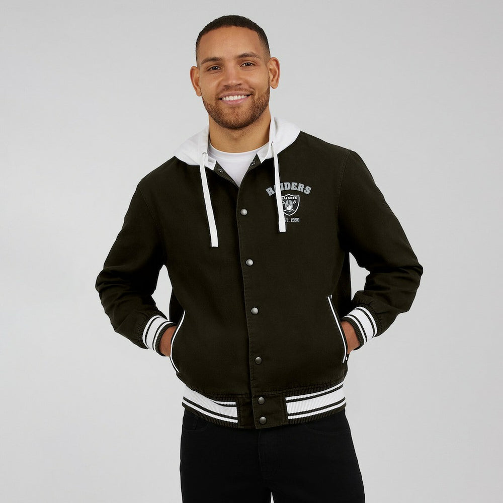 Las Vegas Raiders Fanatics Darius Rucker Collection Full-Snap Hoodie Jacket