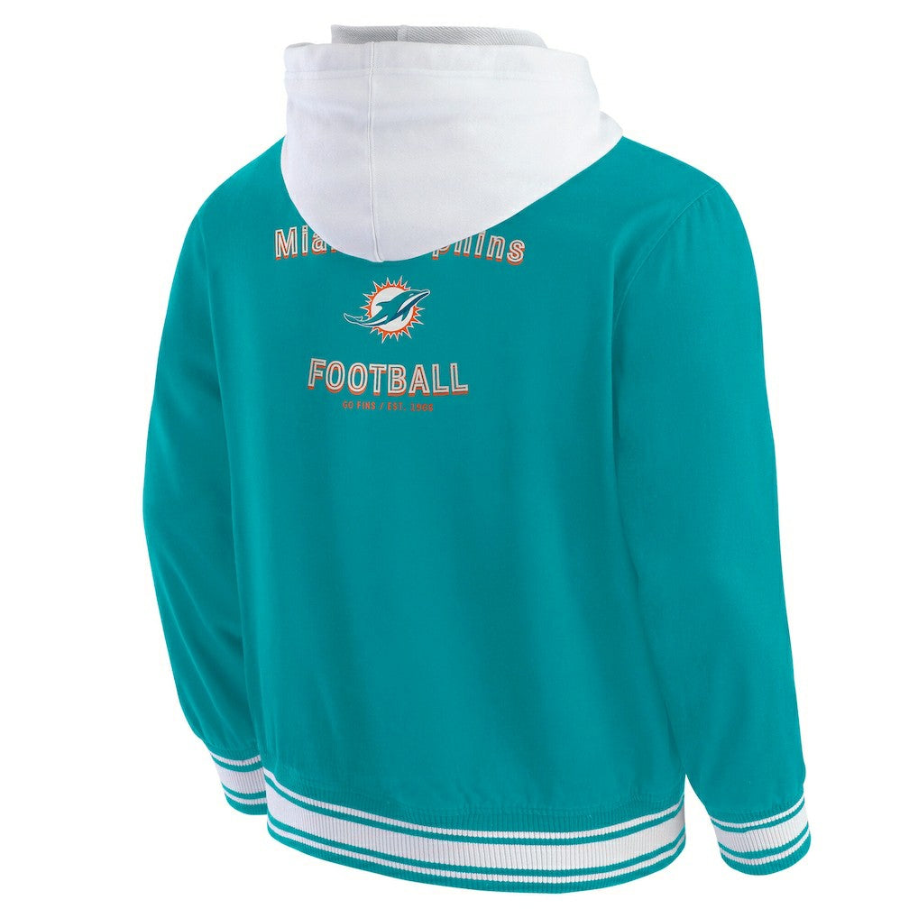 Miami Dolphins Fanatics Darius Rucker Collection Full-Snap Hoodie Jacket