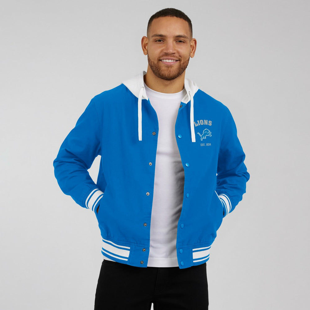 Detroit Lions Fanatics Darius Rucker Collection Full-Snap Hoodie Jacket