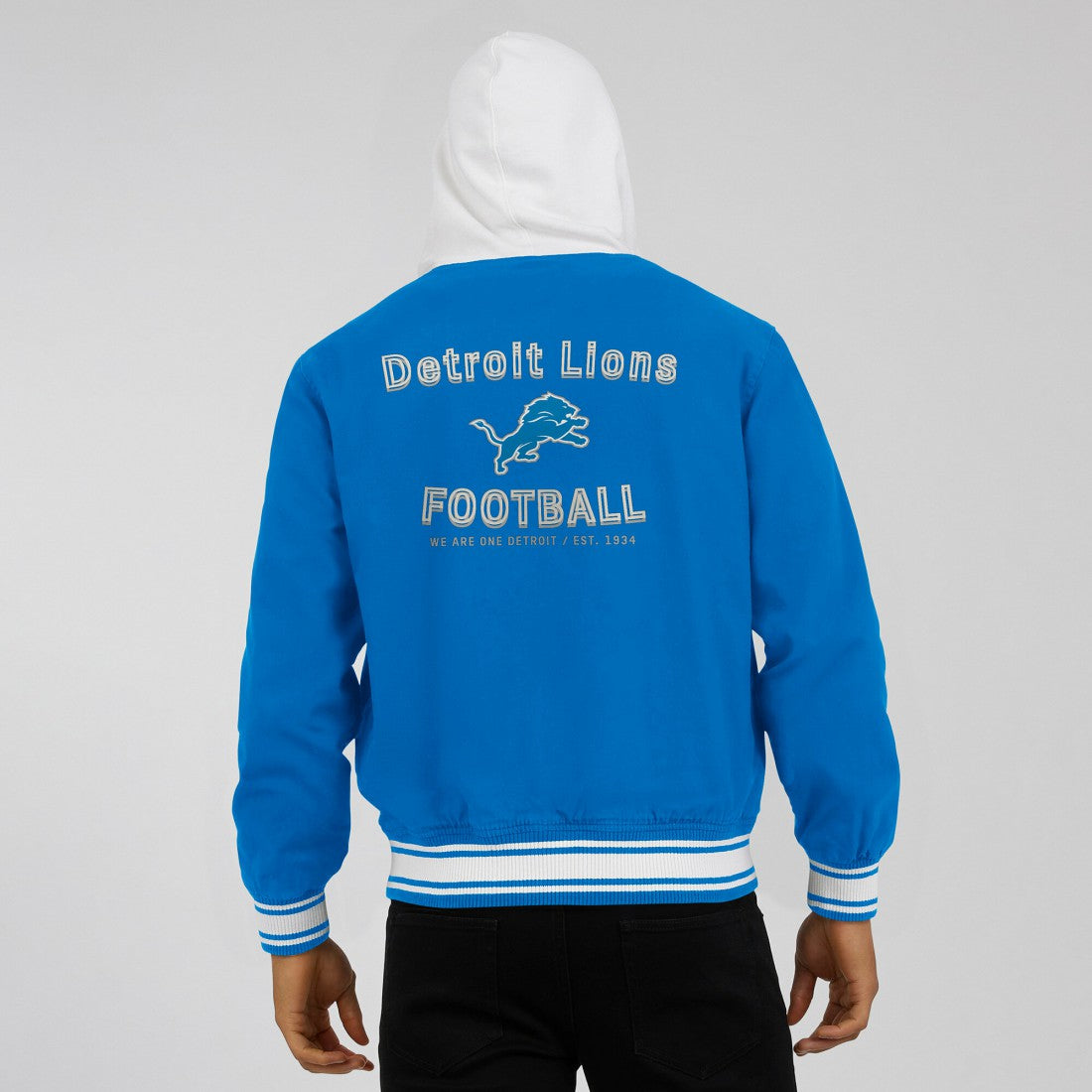 Detroit Lions Fanatics Darius Rucker Collection Full-Snap Hoodie Jacket