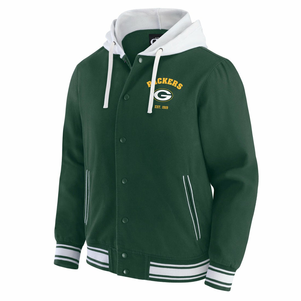 Green Bay Packers Fanatics Darius Rucker Collection Full-Snap Hoodie Jacket