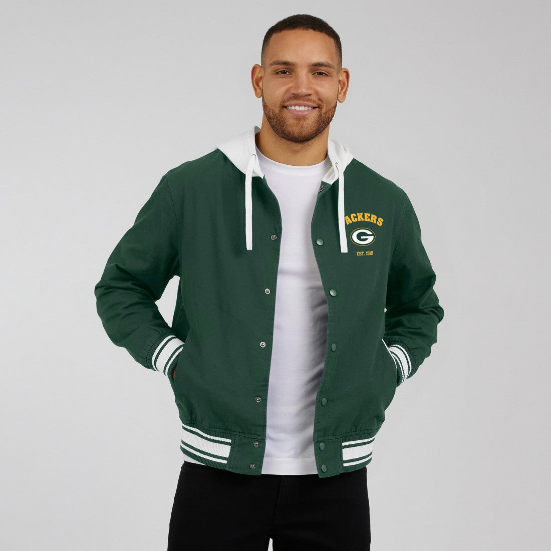 Green Bay Packers Fanatics Darius Rucker Collection Full-Snap Hoodie Jacket