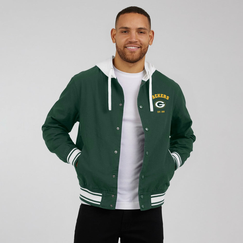 Green Bay Packers Fanatics Darius Rucker Collection Full-Snap Hoodie Jacket
